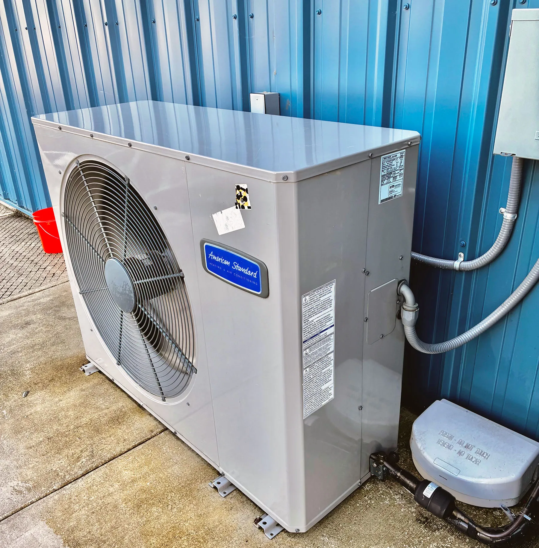 American Standard heat pump installed by Pacific Breeze HVAC